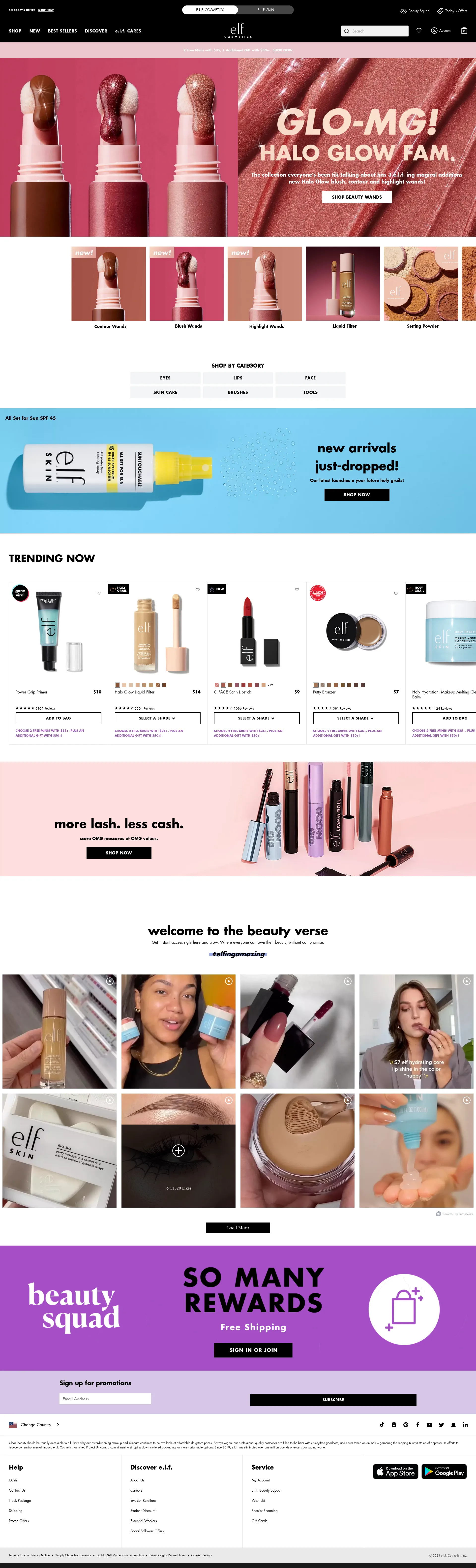 elf cosmetics